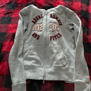 Girls med zippered hooded sweatshirt